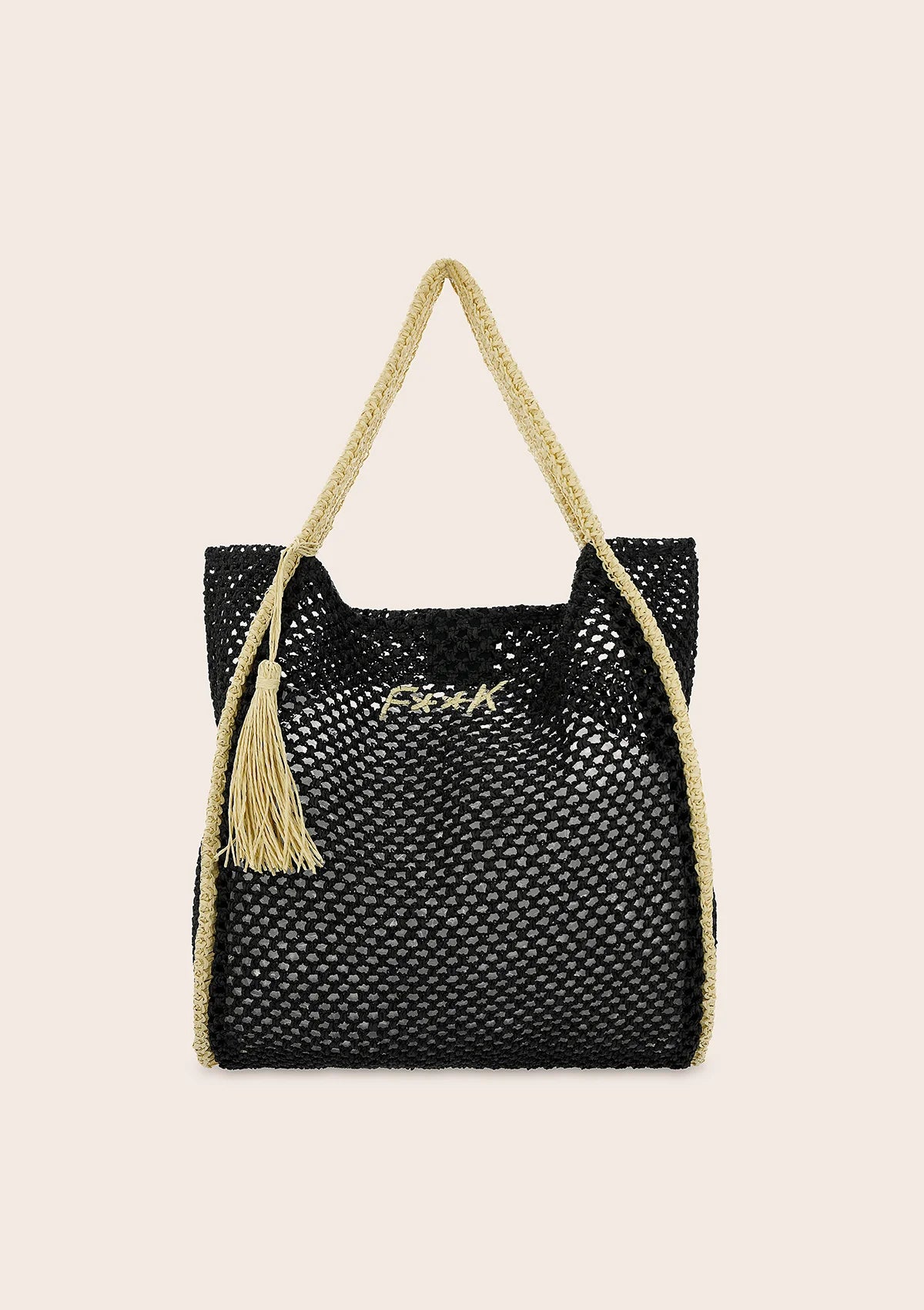 Borsa Mare F**K Tote - In Tela, Dimensioni 38x38x15 Cm, Chiusura Interna A Bottone, Pratica Per Spiaggia