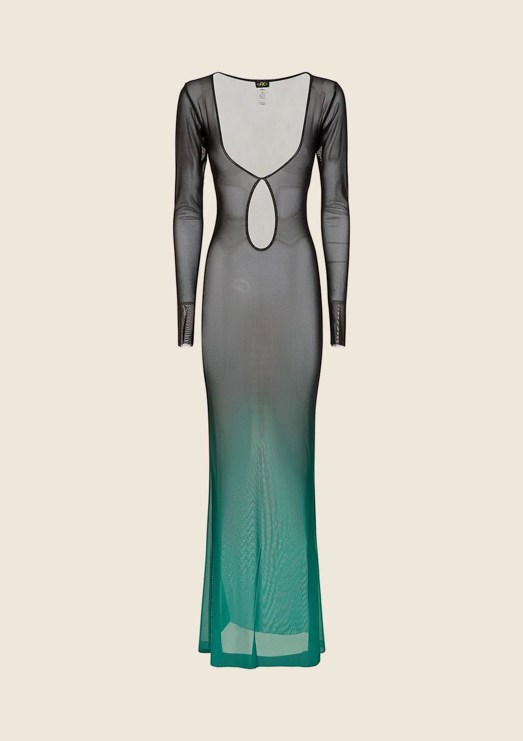 Vestito lungo Donna F**K Degradè Nero